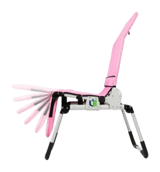 Leg-support adjustment shown in several positions in the Light catalogue.